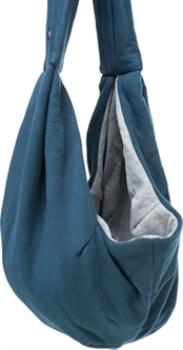 Bauchtasche Träger Sling Blau und Grau Trixie